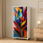 Premium 6 Door Steel Wardrobe with Mirror | Heavy Duty Storage Almirah (Copy)