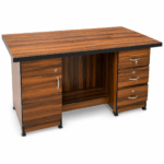 Executive Premium Wooden Office Desk with Storage Cabinet & 3 Drawer Pedestal