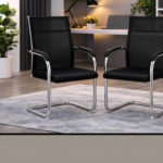 AAISHIYAANAH Cantilever Mesh Visitor Chair