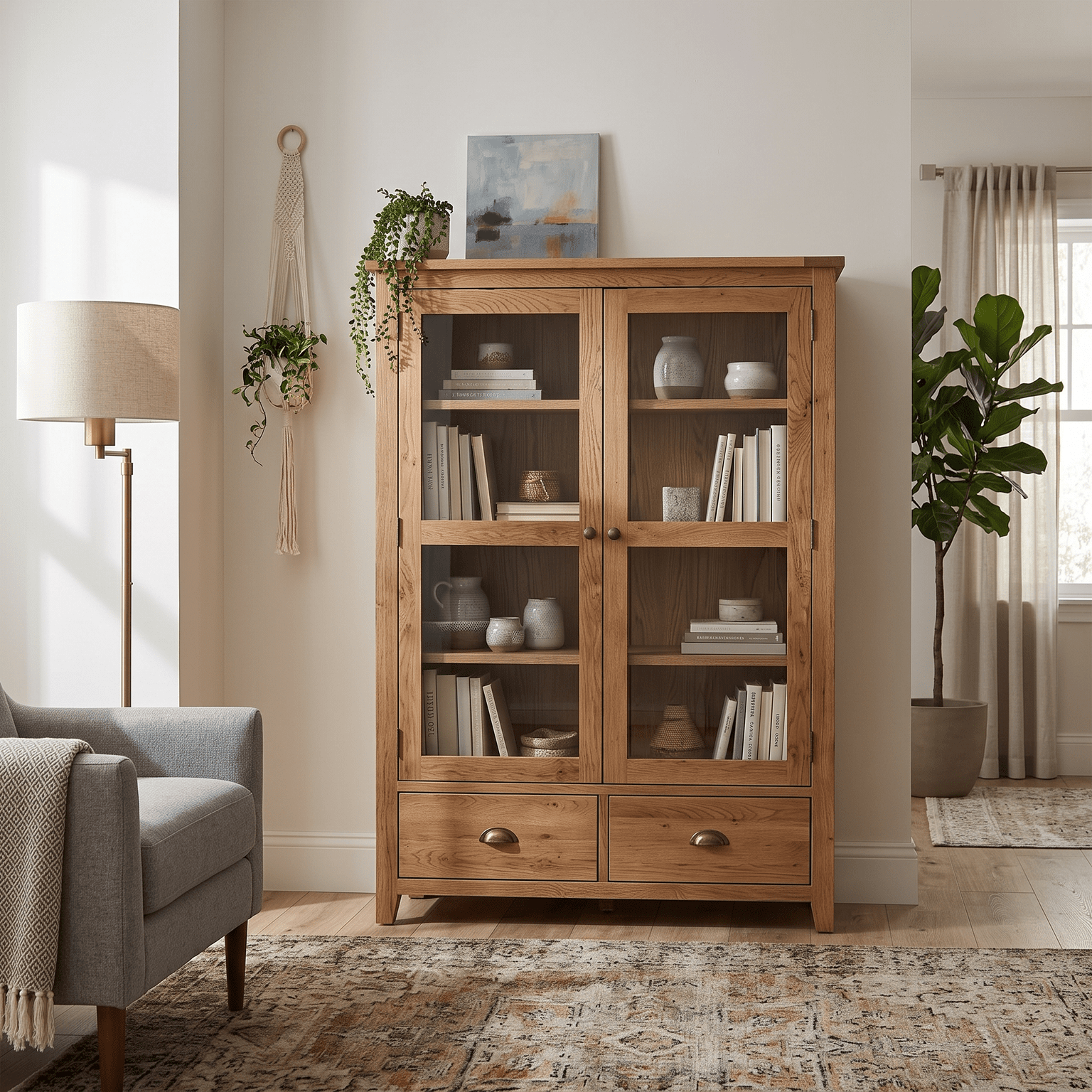 watermark-removed-Gemini_Generated_Image_86ol3s86ol3s86ol-transformed Modern Wooden Sideboard & Storage Credenza for Living Room & Hallway - Image 1