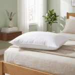 CLOUDREST Premium Memory Foam Sleeping Pillow — Ultra-Soft Breathable Cotton Pillow for Neck & Shoulder Pain Relief (White, Standard Size)