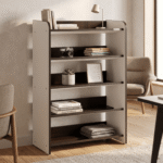 Dual-Tone 5-Tier Slotted Storage Rack